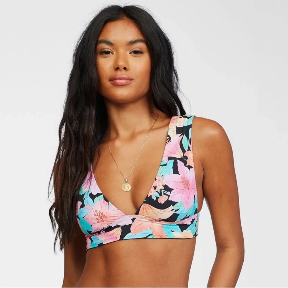 NEW Billabong Reversible Tropic Time High Rise Bikini Full Set
